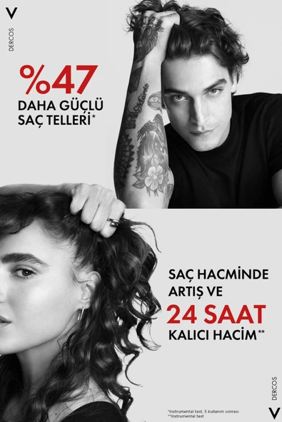 Dercos Saç Dökülme Karşıtı Saç Bakım Seti: Dökülme Karşıtı Şampuan 400 Mlx2- Tüm Saç Tipleri - 3