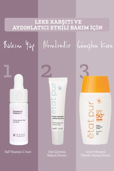 Pure Active Saf Vitamin C %10 Koyu Leke Aydınlatıcı Yaşlanma Karşıtı Konsantre Bakım Serumu 15 mL - 5