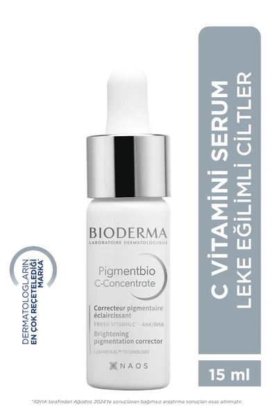 Pigmentbio C-Concentrate C Vitamini İçeren Leke Karşıtı Cilt Tonu Eşitleyici Gece Serumu 15 ml