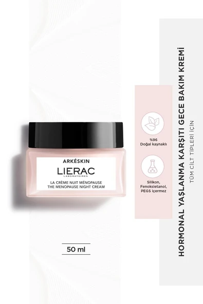 Arkeskin Night Cream - Hormonal Yaşlanma Karşıtı Gece Bakım Kremi 50ml