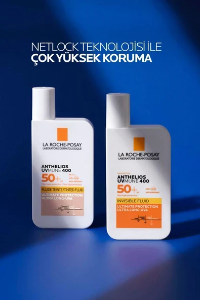 Tüm Cilt Tipleri İçin Uygun Yüz Cilt Bakım Seti: Antehlios Uvmune Fluid Güneş Kremi SPF50+ 50ML X2 - 6