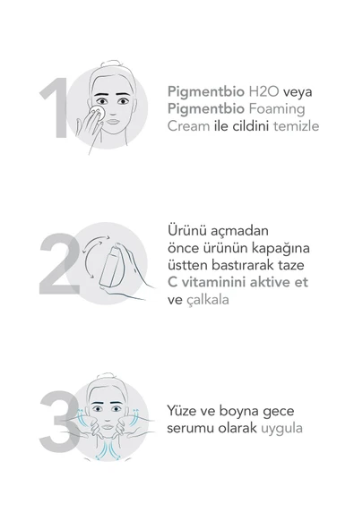 Pigmentbio C-Concentrate C Vitamini İçeren Leke Karşıtı Cilt Tonu Eşitleyici Gece Serumu 15 ml - 6