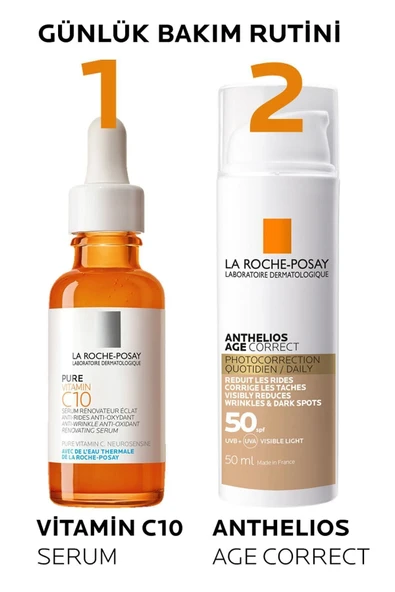 Anthelios Age Correct Spf50 Renkli Kapatıcı Özelliğe Sahip Yüz Güneş Kremi 50 ml - 6
