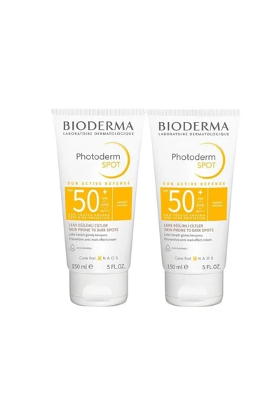Photoderm Spot Spf50 Leke Karşıtı Yüksek Korumalı Yüz Ve Vücut Güneş Kremi 150 ml 2 Adet