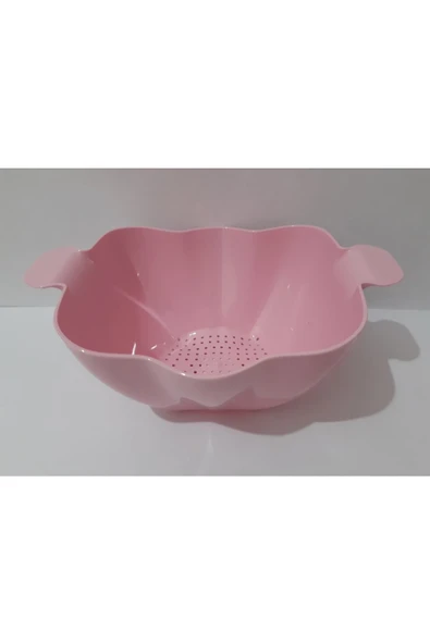 renkli çiçekler Süzgeç Plastik Sebze Meyve Makarna Süzgeci