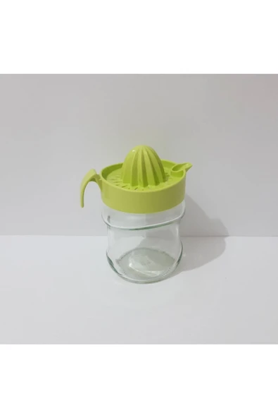 renkli çiçekler Cam Limonluk Limon Narenciye Sıkacağı