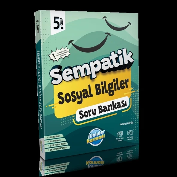 Ünlüler Karması 5.Sınıf Sempatik Sosyal Bilgiler Soru Bankası - 1