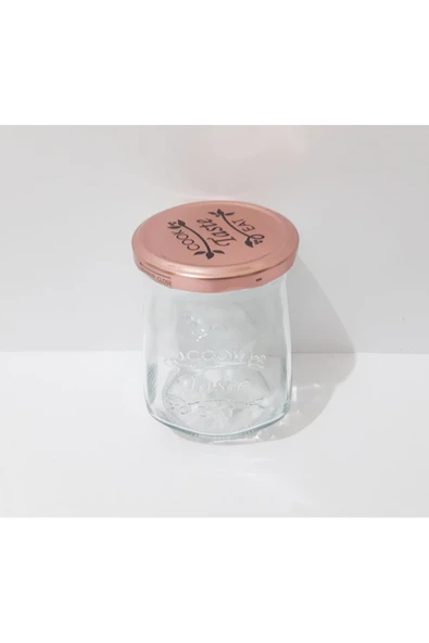 renkli çiçekler 500ml Cam Kavanoz Kuru ve Sıvı Gıda Saklama Kavanozu