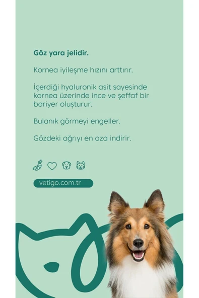 Vetigo Irigo Eye Care Kedi Ve Köpek Göz Bakım Jeli - 5 ml - 2