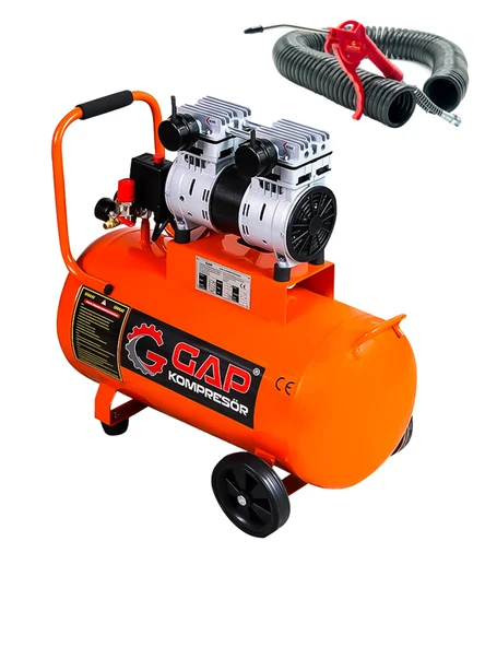 OttomaxPro Oto Yıkamacılara ve Galericilere Özel Set 100 Litre Köpük Tankı 50 Litre Sessiz Kompresör - 3
