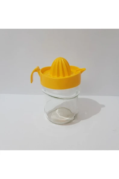 renkli çiçekler Cam Limonluk Limon Narenciye Sıkacağı