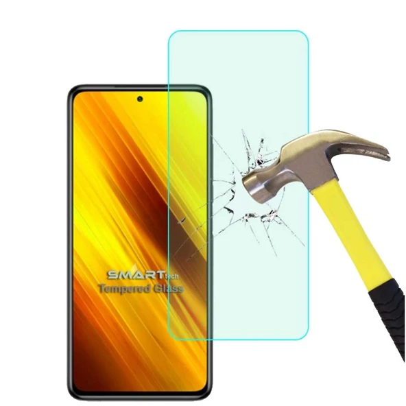 Poco X3 Uyumlu Temperli Kırılmaz Cam Ekran Koruyucu 3 Lü Set - Resim 2