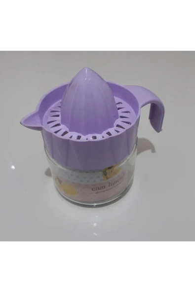 renkli çiçekler Limon Sıkacağı Cam Limonluk