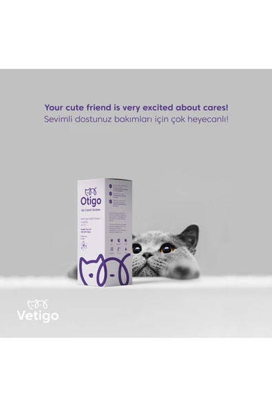 Otigo Vetigo Kedi Ve Köpek Kulak Bakım Solüsyonu - 100 ml Ear Care - 2