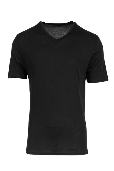 Bsm Erkek Supima Pamuk V Yaka T-shirt 41853 - Resim 5