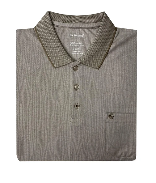 Ercan Yakalı Klasik Fit Kısa Kol Erkek Tişört 7335 - 2