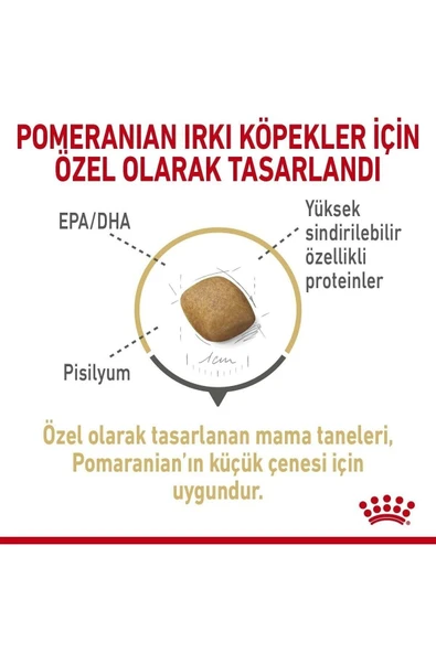 Royal Canin Pomeranian Yetişkin Köpek Irk Maması 3 Kg - 2