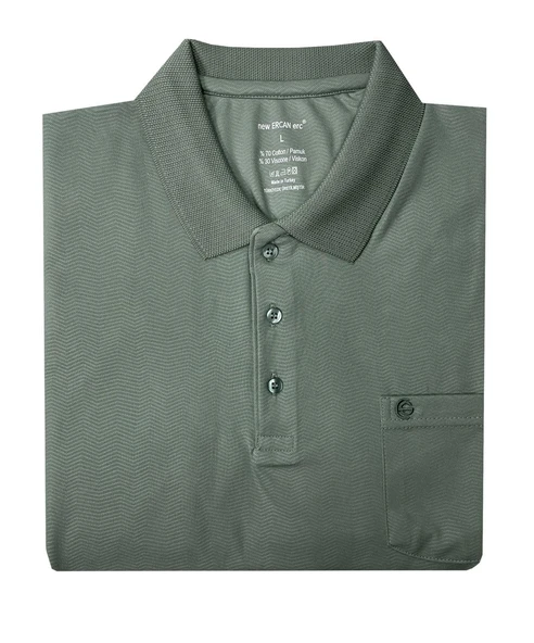 Ercan Yakalı Klasik Fit Kısa Kol Erkek Tişört 7335