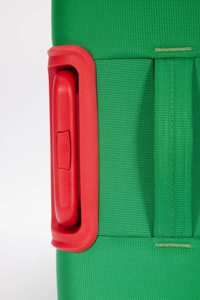 United Colors Of Benetton Ultra Light Kumaş Büyük Boy Valiz Yeşil BNT2800 - Resim 5