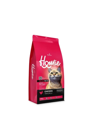 Homie HOMİE KEDİ YETİŞKİN TAVUKLU 15 KG