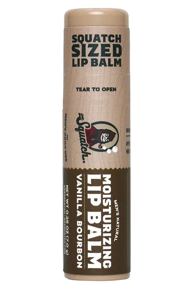 Dr.Squatch Men's Vanilla Bourbon Nemlendirici Dudak Balsamı 7GR