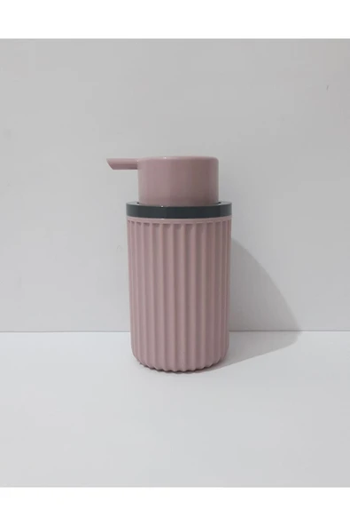 renkli çiçekler Sabunluk Pembe Renk Plastik Sıvı Sabunluk