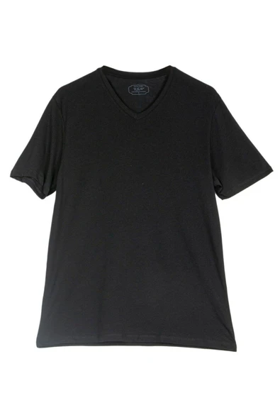 Bsm Erkek Supima Pamuk V Yaka T-shirt 41853 - Resim 2