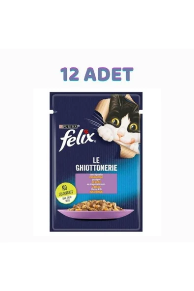 Purina Felix Felix Kuzu Etli Kedi Yaş Maması 85 gr X 12 Adet