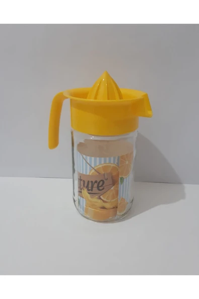 renkli çiçekler Cam Narenciye Sıkacağı 660 Ml Sürahi Tipi Narenciye Sıkacağı