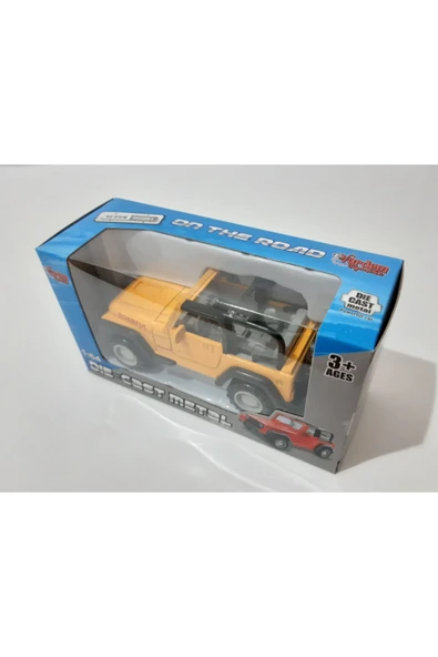 renkli çiçekler Oyuncak Araba Metal Jeep