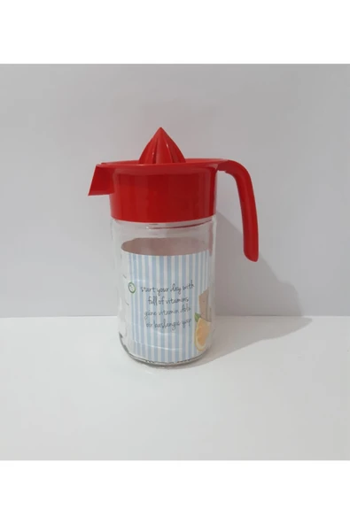 renkli çiçekler Cam Narenciye Sıkacağı 660 Ml Sürahi Tipi Narenciye Sıkacağı