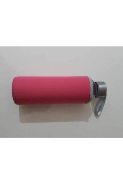 renkli çiçekler 500 Ml Cam Su Şişesi