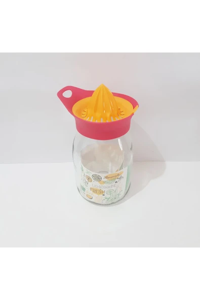 renkli çiçekler 1000 ML Narenciye Sıkacağı Cam Limonluk Limon Portakal Greyfurt İçin