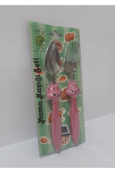 renkli çiçekler Bebek Çocuk Için Sevimli Karikatür Çatal Kaşık