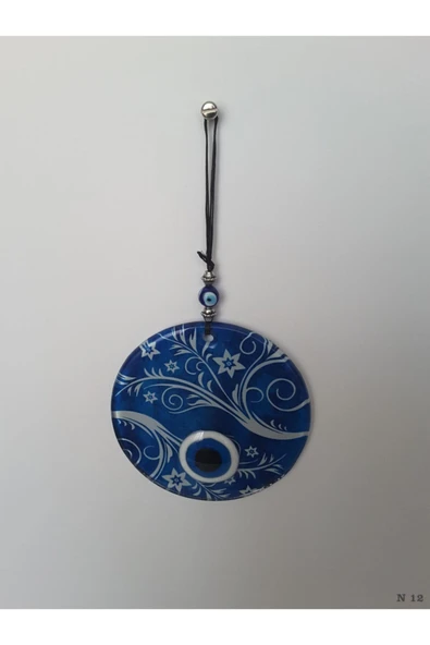 renkli çiçekler Desenli Cam Duvar Süs Obje
