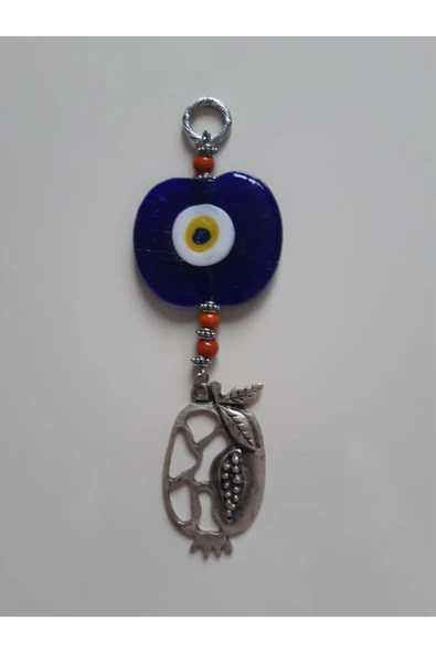 renkli çiçekler Plaka Nazarlık Cam Metal Obje Duvar Süs
