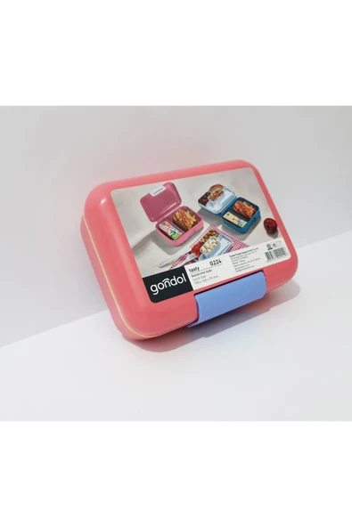 renkli çiçekler Beslenme Kabı 19x14x7 CM Okul İçin Bölmeli Beslenme Kutusu