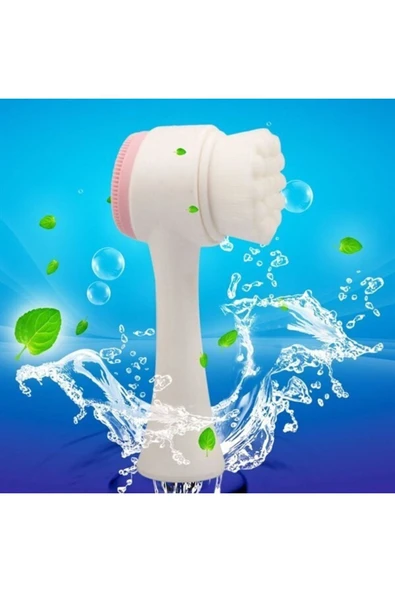 BAKOZAMAN Buffer® Çift Taraflı Cilt Temizleme Fırçası Ve Silikon Siyah Nokta Temizleme Aparatı