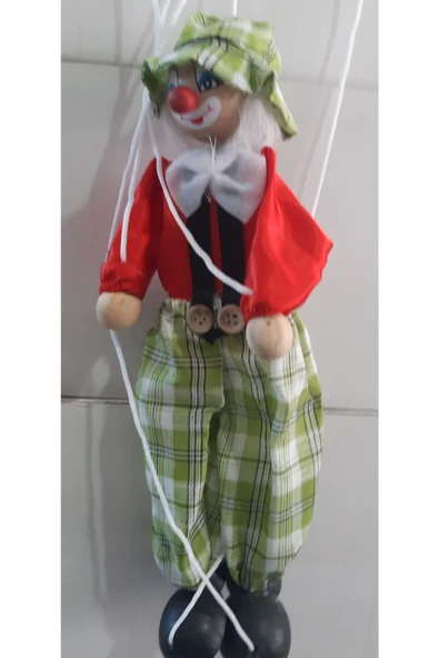 renkli çiçekler 25cm Kukla Palyaço