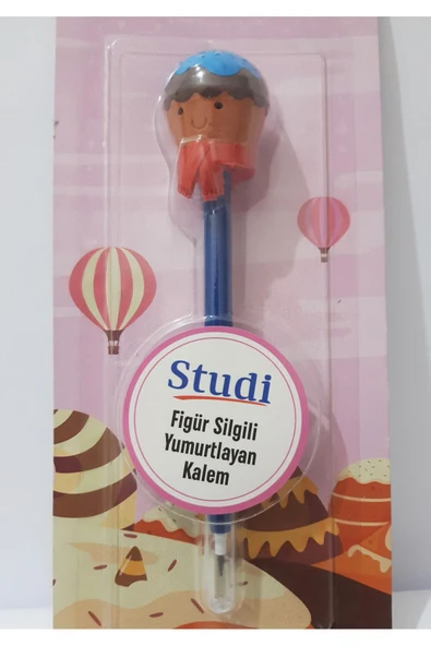 renkli çiçekler Figür Silgili Yumurtlayan Kalem
