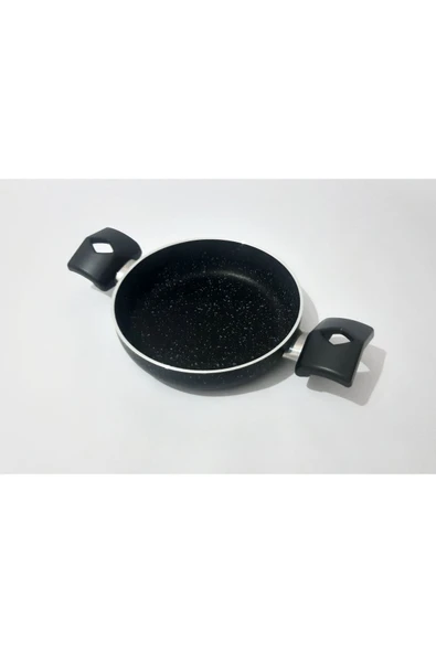 renkli çiçekler 18 Cm Granit Tava Yumurta Sahanı Pişirme Tavası
