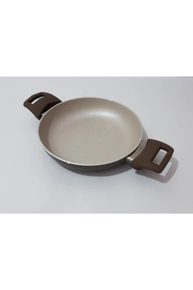 renkli çiçekler Tava 20 Cm Granit Tava Pişirme Tavası
