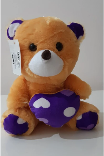 renkli çiçekler 22 Cm Peluş Kalpli Oyuncak Ayı Çocuklar Için Hediye