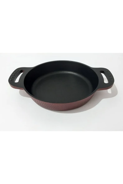 renkli çiçekler Tava 20 Cm Döküm Pişirme Tavası