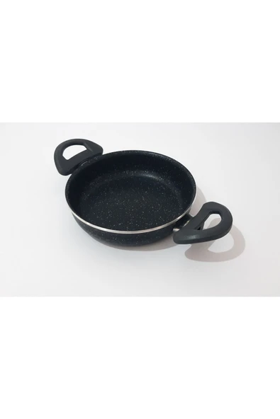 renkli çiçekler Tava 18 Cm Granit Sahan Yumurta Melemen Sahanı Pişirme Tavası