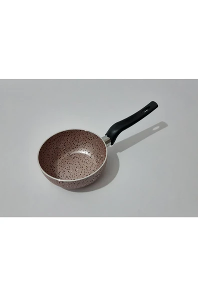 renkli çiçekler 12 Cm Derin Çorba Süt Yemek Isıtma Ve Sos Tavası Granit Mini Tava Ev Ofis Için