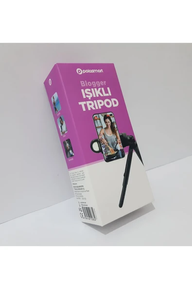 renkli çiçekler Işıklı Tripod