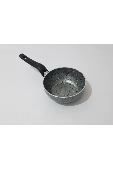 renkli çiçekler 12 Cm Derin Çorba Süt Yemek Isıtma Ve Sos Tavası Granit Mini Tava Ev Ofis Için