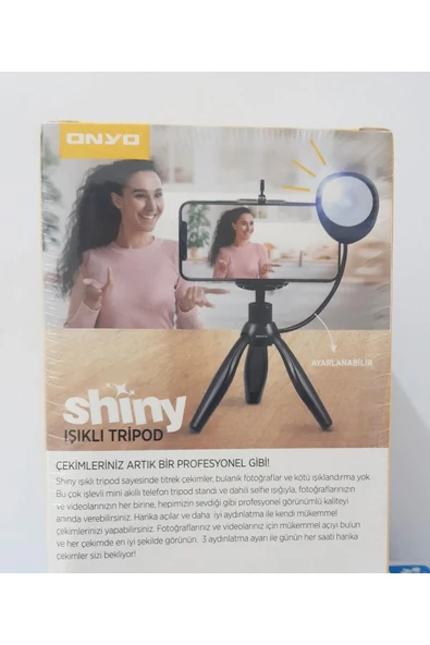 renkli çiçekler Işıklı Tripod