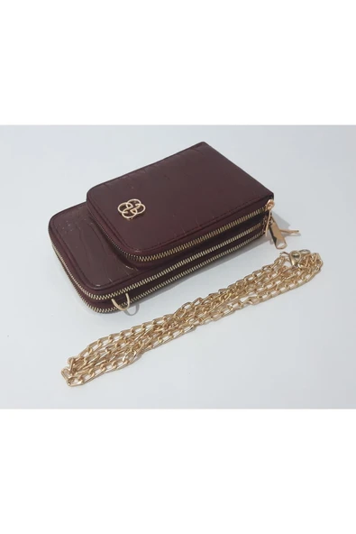 renkli çiçekler Kadın Cüzdan 3 Bölmeli Telefon Çanta Cüzdan Kadın Cüzdanı 20x12x5 Cm